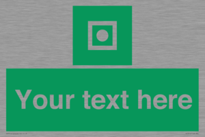 Custom sign safe condition Shipboard general alarm